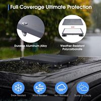 Support magnétique robuste en alliage d'aluminium pour Starlink Mini, capacité 220 lb, protection intégrale, sans perçage, pour camping-car, SUV, camion, yacht