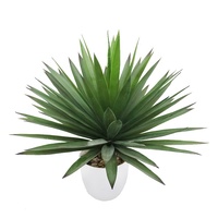 Plante artificielle réaliste en faux sisal de 40 cm, verdure décorative pour salon et chambre à coucher, vente en gros