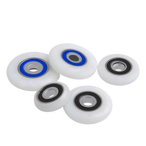 Porte de douche coulissante à une seule roue de style ancien avec rouleau de roue suspendu, accessoires de toilette - Rouleaux de fenêtre de salle de bain - Product Image 3