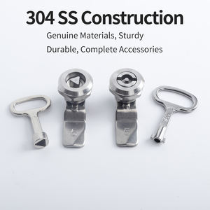 NIWO MS705 クォーターターンカムロック ステンレス製キャビネットカムロック 防水ヘビーデューティーセキュリティロック 工業用キャビネット用 - Product Image 4