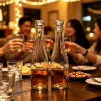 Bouteille en verre vide de 125 ml pour vin, spiritueux et boissons – Stockage et emballage domestique – Vente en gros