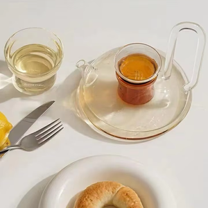 แก้วบอโรซิลิเกตทนความร้อนสำหรับชงชากังฟูแบบใสผลิตตามสั่ง - Product Image 3