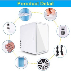 Must-Have Portable 4L <b>Mini</b> <b>Fridge</b> for Home Bedroom Beauty Makeup Skincare <b>Fridge</b> <b>Mini</b> Refrigerator - Product Image 5