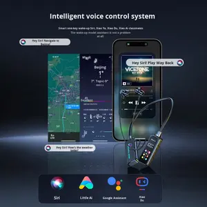 <span class=keywords><strong>Écouteur</strong></span>s Sportifs à Bandeau de Cou <span class=keywords><strong>avec</strong></span> Écran Couleur, Affichage Numérique LED, Chipset JL, Karaoké, Streaming <span class=keywords><strong>en</strong></span> Direct, Étanchéité IPX-5, Réduction Active du Bruit (ANC) pour Bluetooth 5.0 - Product Image 3