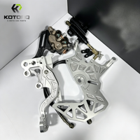 Kit de conversion double étrier KOTORQ pour Surron Light Bee X, étrier de frein à pédale, support CNC, mise à niveau pour moto électrique tout-terrain