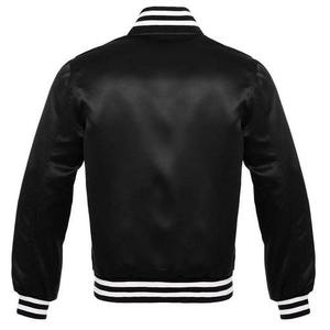 Veste bomber en laine unisexe OEM pour l'hiver, à capuche, respirante, à séchage rapide, patchwork sur le devant, style streetwear, lettreman, baseball - Product Image 6