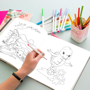 Trực tiếp từ nhà sản xuất Combo của 4 màu tím rùa giáo dục colouring sách vui vẻ học tập cho trẻ em 3-5 năm nhà máy tỷ lệ - Product Image 4