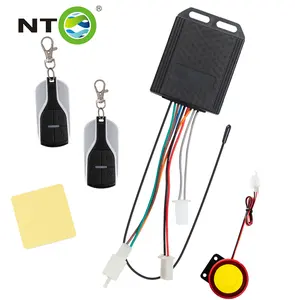 Nto 125dB xe công viên tìm kiếm điện buộc ngọn lửa điều khiển từ xa Chống trộm xe máy hệ thống báo động