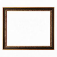 Moulure de cadre photo en pin massif 53x31mm Or antique Or noir Moulure de cadre en bois ornée pour peinture à l'huile Décoration de galerie