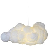 Luminaire suspendu nuage personnalisé pour chambre d'enfant, lustres et éclairages nuage pour centre commercial et bar de maternelle