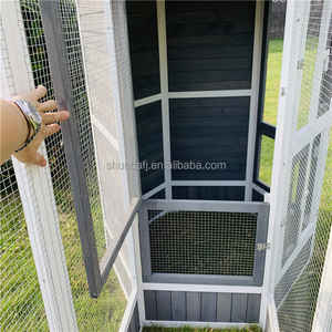 SDB011 Luxury Modern Large Wooden <b>Standing</b> <b>Bird</b> Aviary Nesting Pet Products for House - Product Image 5