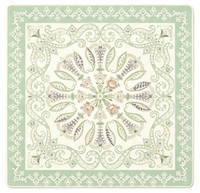 Tapis de Mahjong Moderne Pliable et Portable à Quatre Pieds en Caoutchouc Durable, Écologique, Silencieux, Grand Format, Antidérapant et Imperméable avec Coutures