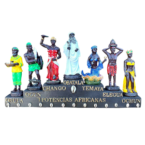 Statue religieuse des sept déesses africaines - Product Image 1