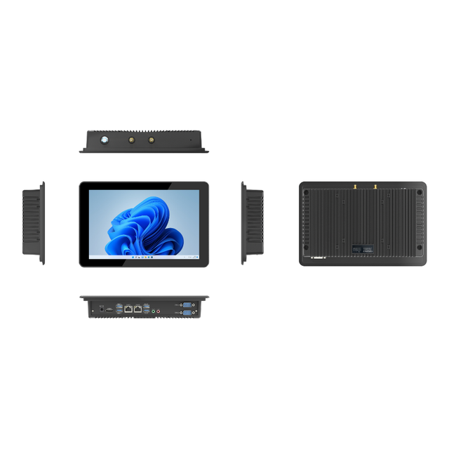 10.1 Inch Celeron N5100 700nits Anti Dust Industrial Embedded Computer Touch Screen Panel PC 8GB RAM Multiple Expansion