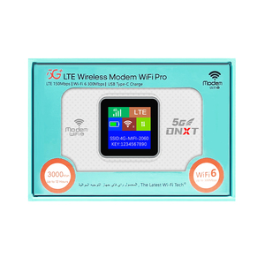 DNXT 4G LTE Карманный Mifis с функцией WPS портативный Wi-Fi модем Wifi6 300 Мбит/с слотом для Sim-карты Wi-Fi маршрутизатор 4G - Product Image 4