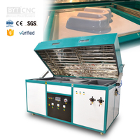 Machine de thermoformage sous vide pour la fabrication de publicités sur tableau de bord de voiture en cuir PU de grande taille