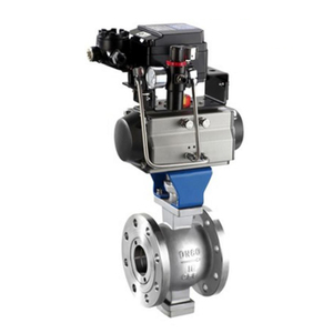 Vanne de régulation pneumatique segmentée en V COVNA 1/2 pouce ANSI Classe 1500 en acier inoxydable - Product Image 1