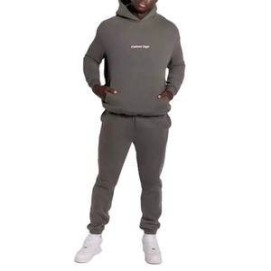 Vente en gros de survêtements de haute qualité 100% coton, ensemble de sweat-shirt et de jogging épais personnalisé, survêtement de sport pour hommes, survêtements pour hommes - Product Image 1