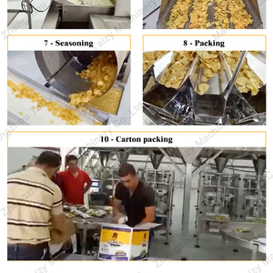 Macchina Industriale per la Produzione di Patatine Fritte su Piccola Scala, Linea Automatica per Patatine Fritte Surgelate e Chips di Patate - Product Image 4