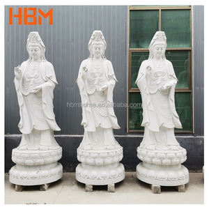 รูปปั้นกวน<span class=keywords><strong>อิ</strong></span>นแกะสลักด้วย<span class=keywords><strong>ม</strong></span>ือสีขาวทันสมัยสำหรับกลางแจ้งออกแบบเองสำหรับสวนวิลล่าใช้ภายนอกยุโรปตะวันตกในร่ม - Product Image 2