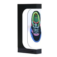 Support de rangement pour baskets à lévitation magnétique avec télécommande et rotation à 360° ° Support de présentation de chaussures à lévitation rotative
