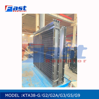 RAPIDE KTA38-G/G2/G2/G3/G4/G9 Radiateur en cuivre pour générateurs diesel Cummins ISO9001:2015 Pièce de rechange noire certifiée