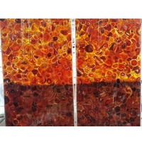 Dalles de pierre translucide semi-précieuse naturelle en marbre rouge prix usine carrelage de sol en pierre d'agate rouge et carrelage mural grande dalle