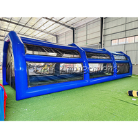Cage de baseball gonflable géante pour jeux sportifs et entraînement au frappeur