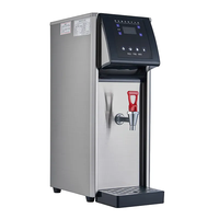 Machine à eau chaude automatique commerciale en acier inoxydable grande capacité 220V urne à eau pour l'hôtel et le magasin de thé au lait