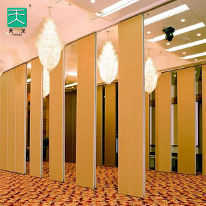 Ruedas colgantes de auditorio Ultra alto insonorizado Filipinas portátil plegable Pared de habitación deslizante restaurante partición móvil - Product Image 1