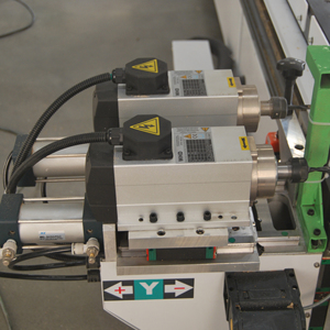 Rc3100 bên máy khoan với biểu ngữ đầu laser hai trục chính làm việc cho khóa chốt rãnh và lamello - Product Image 4