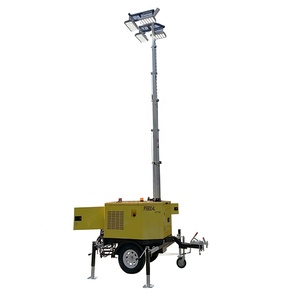Cột Đèn LED Máy Phát Điện Diesel Cầm Tay 4X450W Tháp Đèn Di Động - Product Image 4