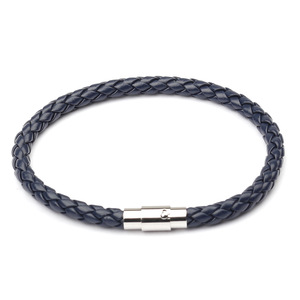 <span class=keywords><strong>Bracelet</strong></span> Magnétique Tressé en Cordon de Cuir au Charme Classique, Bracelets Breloques Unisexes pour Enfants, Cadeaux pour Fête de Mariage - Product Image 6