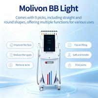 Appareil de beauté multifonctionnel DPL BB Light à 9 filtres pour le rajeunissement de la peau, la réduction des poils fins du visage, équipement photonique de salon