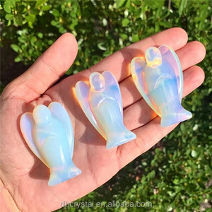 Donhai China natural stone <strong>crystal</strong> small hand carved <strong>crystal</strong> <strong>angel</strong> for christmas gifts - Product Image 3