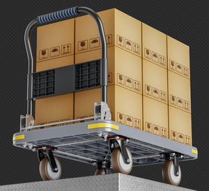 Meilleure vente MBC-002 200kg capacité de charge en nylon matériel camion à main conception pliable hauteur de décharge chariot à chariot personnalisable - Product Image 6