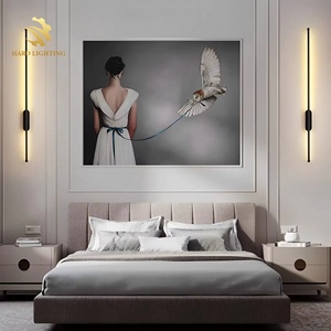 Современное освещение для спальни и гостиной, линейный настенный светильник с мраморными овальными золотыми светильниками, светодиодные лампы G9 в комплекте, настенные бра - Product Image 2