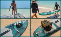 BLUEBAY vente en gros pas cher planches de sup debout gonflables personnalisées planche à pagaie gonflable de pêche