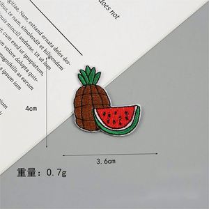 Nouvel autocollant brodé style estival thème plage, motif tongs et bouée de natation, pour la décoration de vêtements et de chapeaux - Product Image 4