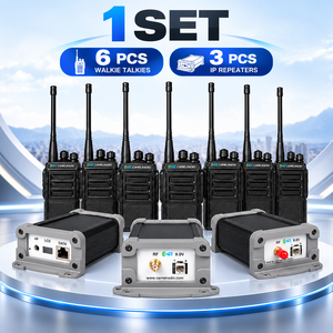Kit répéteur IP DMR professionnel OEM personnalisé, UHF 400-470 MHz, relais radio numérique, couverture 25 km pour communications d'équipe industrielle - Product Image 1