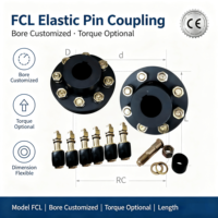 Accouplement de transmission à broches FCL, structure en acier, OEM, fonctionnement stable et fluide, haute efficacité, modèle spécifié pour le marché américain