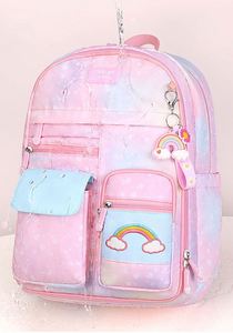 <b>Lightweight</b> Oxford 1-6 Grade Female Students' <b>Backpack</b> Waterproof Children <b>Backpack</b> Rainbow Refrigerator Design Schoolbag - Product Image 6