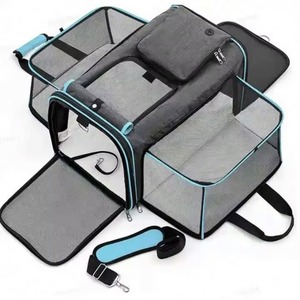 Free Sample Custom Expandable Washable Pet <b>Carrier</b> Airline Approved for Small Medium <b>Cats</b> Portable Pet <b>Backpack</b> <b>Carrier</b> - Product Image 3