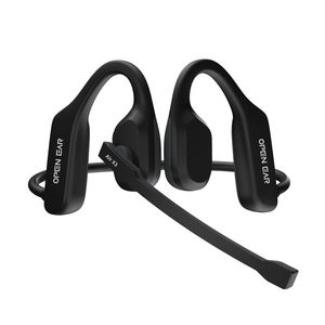 Auriculares de Conducción Ósea Abiertos, Auriculares Deportivos Intrauditivos Resistentes al Agua con Cancelación de Ruido para Negocios - Product Image 2