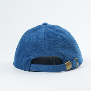 Оптовая продажа: кепка-снепбэк из вельвета с 6 панелями, с вышитым логотипом на заказ, без структуры, без надписей - Product Image 4