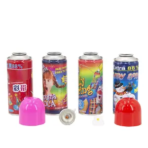 Factory wholesale party string aerosol tinplate cans