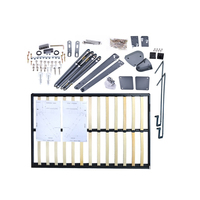 Lit escamotable moderne GOOD E-SHINING, gain de place, design mural pliable, cadre en acier, panneaux en contreplaqué, facile à assembler