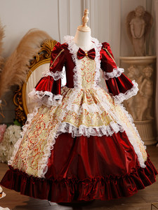 <span class=keywords><strong>Robe</strong></span> de princesse rococo victorienne pour enfants, style <span class=keywords><strong>Marie</strong></span>-<span class=keywords><strong>Antoinette</strong></span>, costume de soirée Lolita pour carnaval et fêtes - Product Image 3