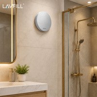 Ventilateur d'extraction circulaire mural pour salle de bain et cuisine