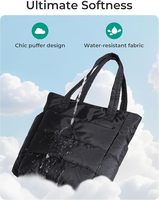 Sac fourre-tout léger et matelassé avec compartiments, sac à bandoulière, sac à main pour les voyages, le travail, la salle de sport |   Léger, moelleux, idéal pour les voyages et le travail